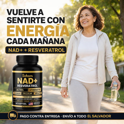 Complejo NAD+ y Resveratrol – Apoyo celular avanzado