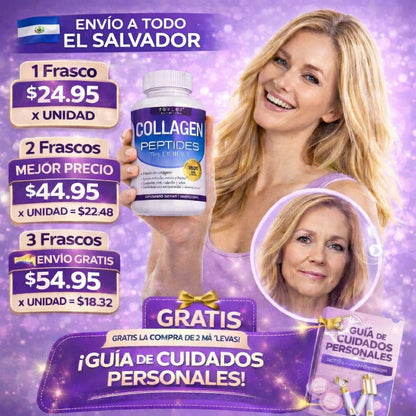 Toplux Multi Colágeno 1800mg 90 Cápsulas Complejo para Piel y Articulaciones