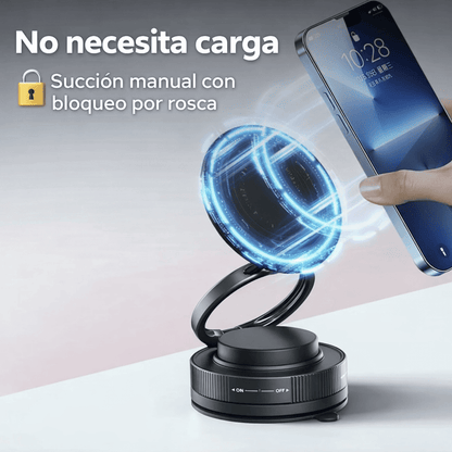 📱 Soporte Magnético de Succión al Vacío – Multi Superficie