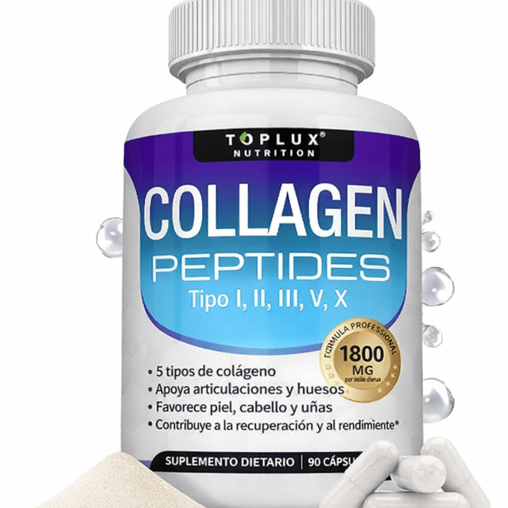 Toplux Multi Colágeno 1800mg 90 Cápsulas Complejo para Piel y Articulaciones