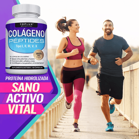 Toplux Multi Colágeno 1800mg 90 Cápsulas Complejo para Piel y Articulaciones
