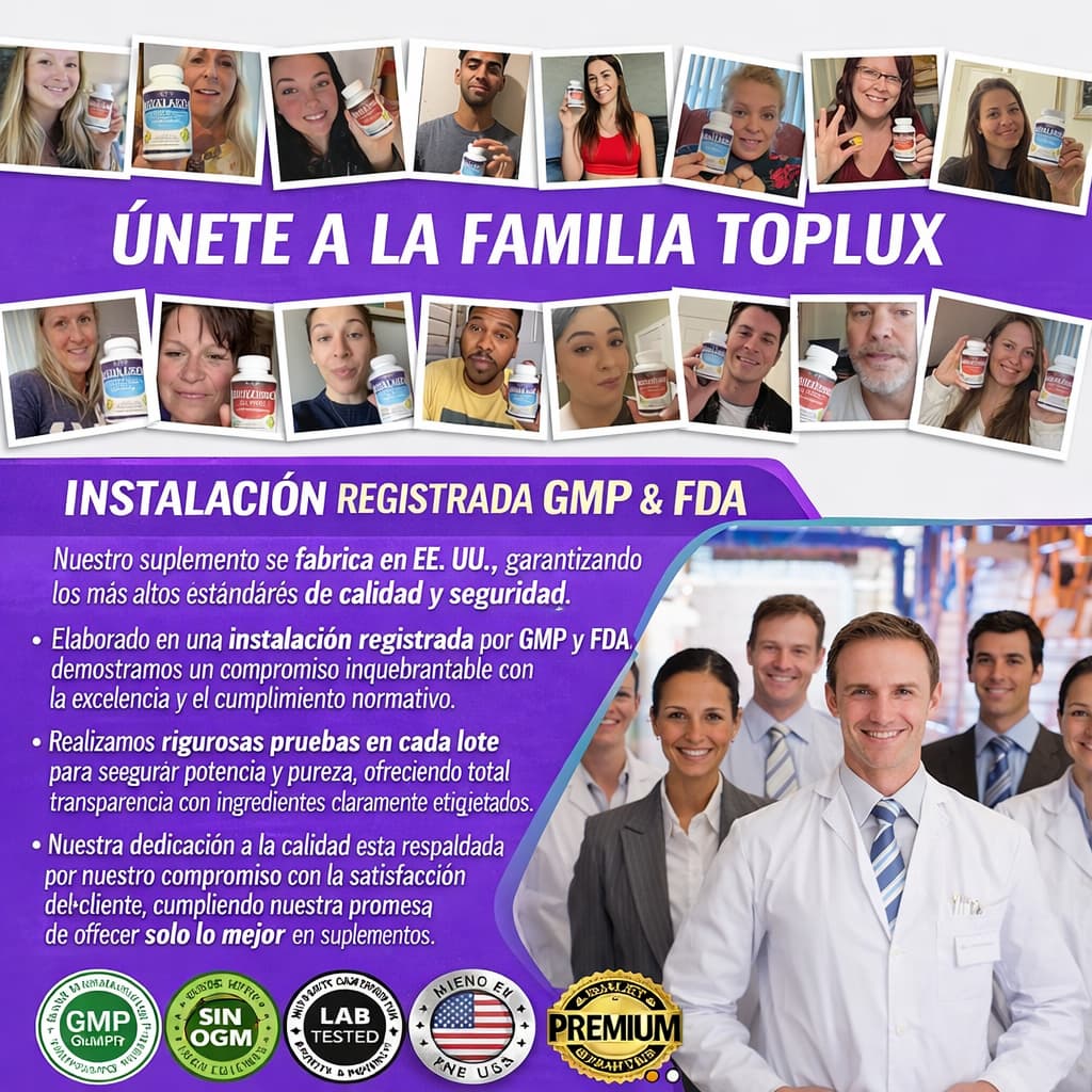 Toplux Multi Colágeno 1800mg 90 Cápsulas Complejo para Piel y Articulaciones