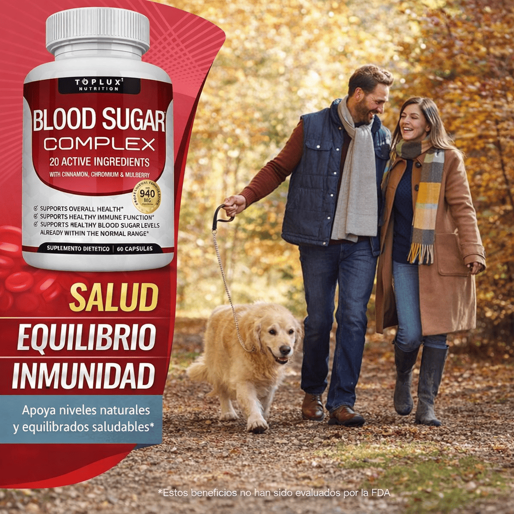 Complejo Bloqueador de Azúcar en Sangre con Canela y Cromo 60 Caps...