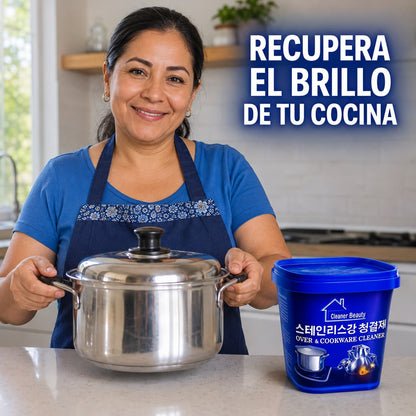 Pasta Limpiadora- Recupera tus ollas y superficies de acero